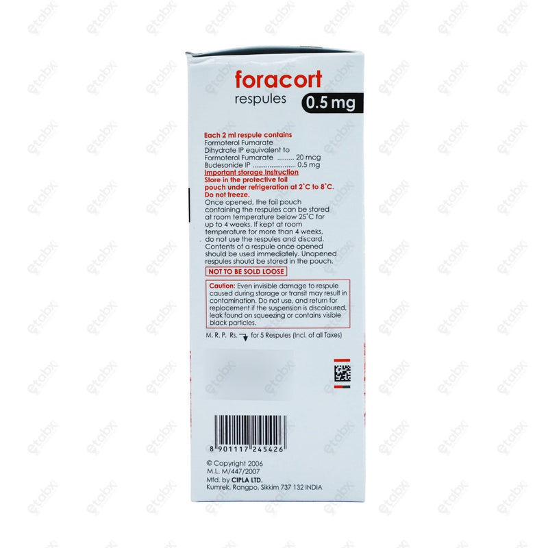 Foracort 0.5 Respules 5x2ml