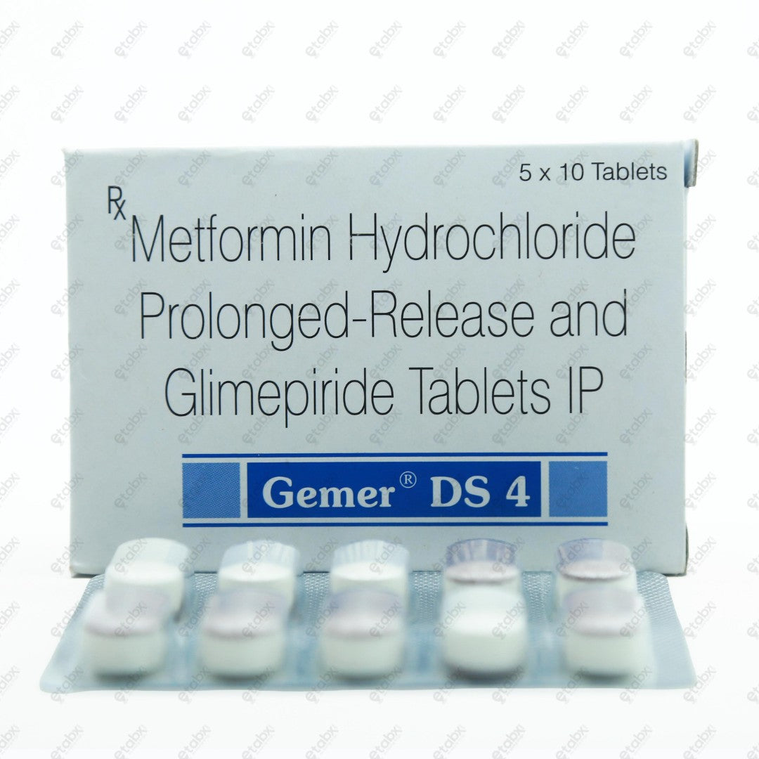 Gemer DS 4mg Tablet 10's