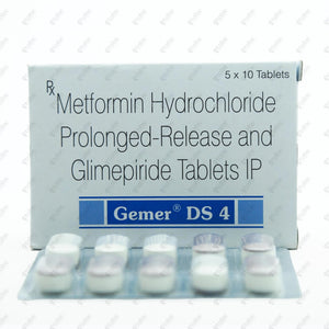 Gemer DS 4mg Tablet 10's