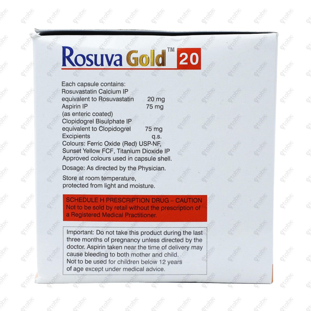 ROSUVA GOLD 20 Tablet 10's