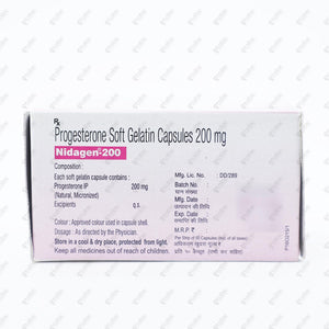 Nidagen 200 Tablets 10's