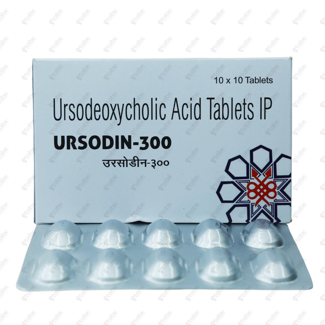 Ursodin 300 Tablet 10's