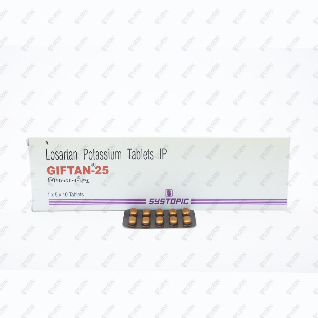 Giftan 25 Tablets 10's