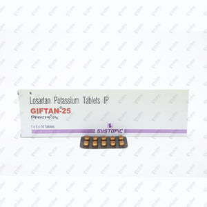 Giftan 25 Tablets 10's