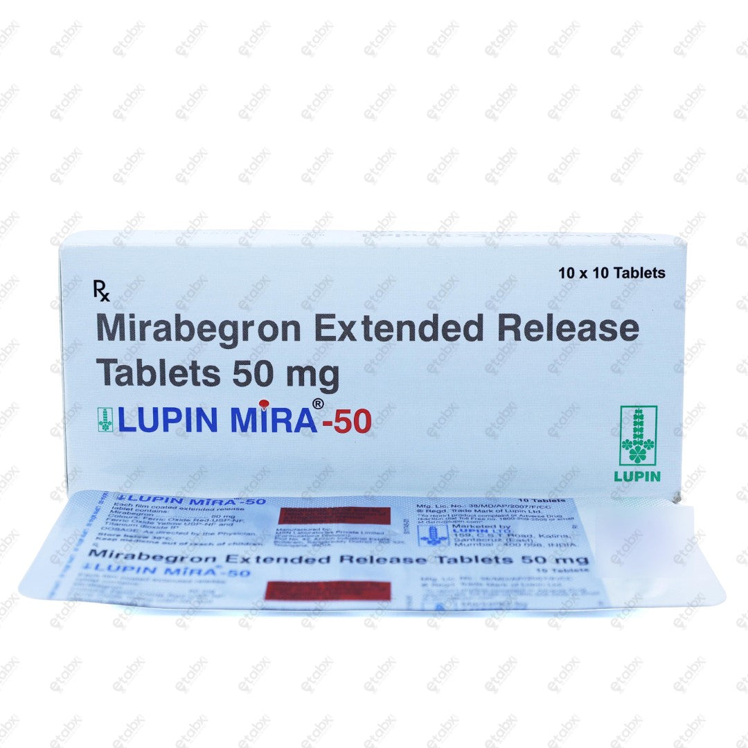 LUPIN'S MIRA 50mg Tablets (10's)
