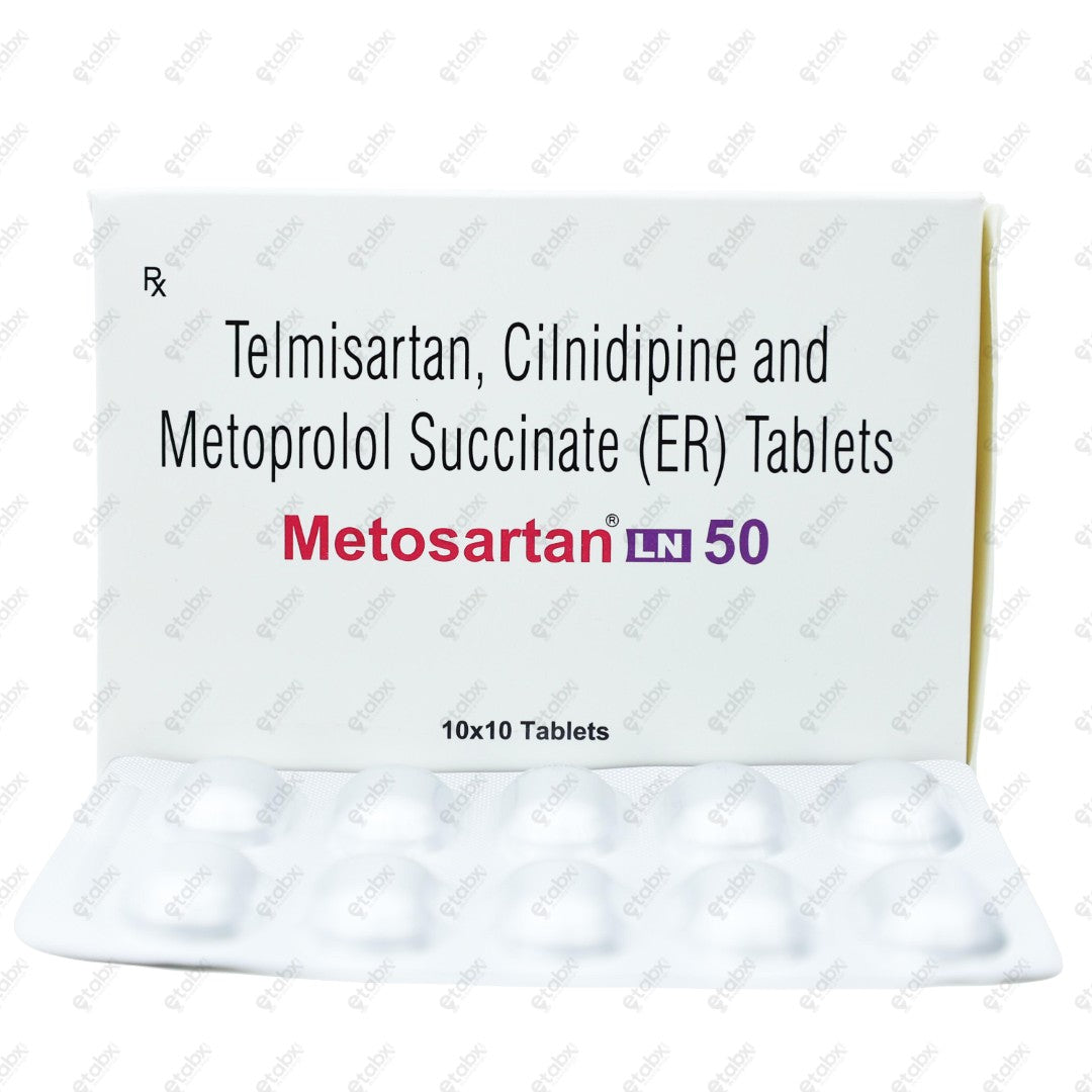 Metosartan LN 50 Tablet 10's