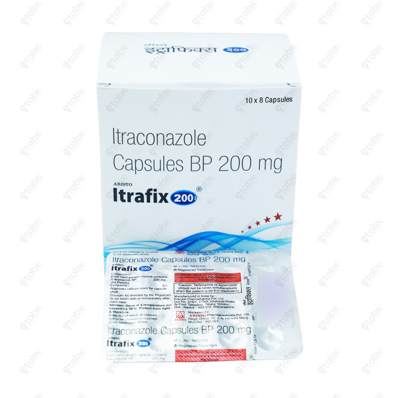 Itrafix 200 Capsule 8's