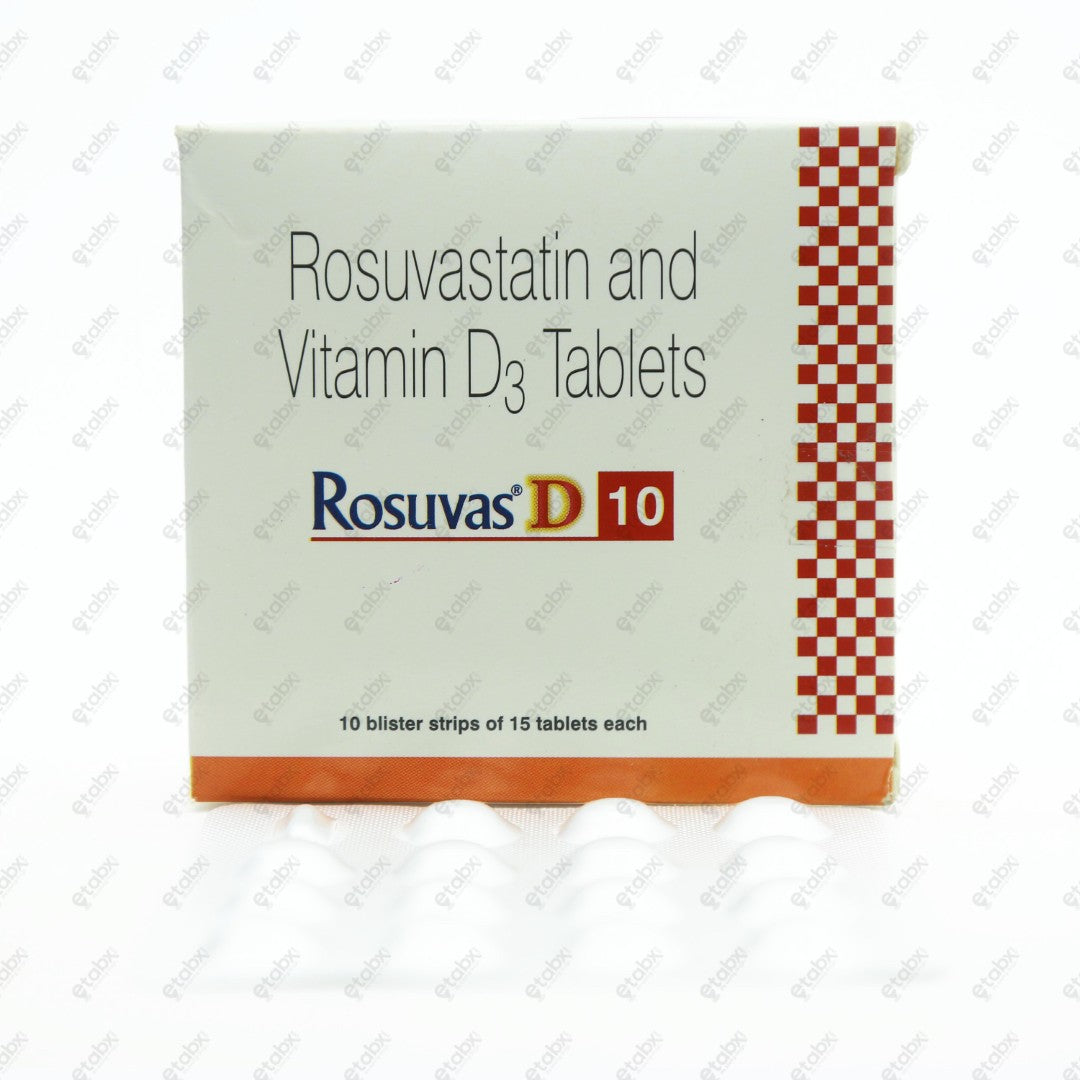 Rosuvas D 10mg Tablet 15's