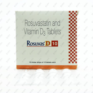 Rosuvas D 10mg Tablet 15's