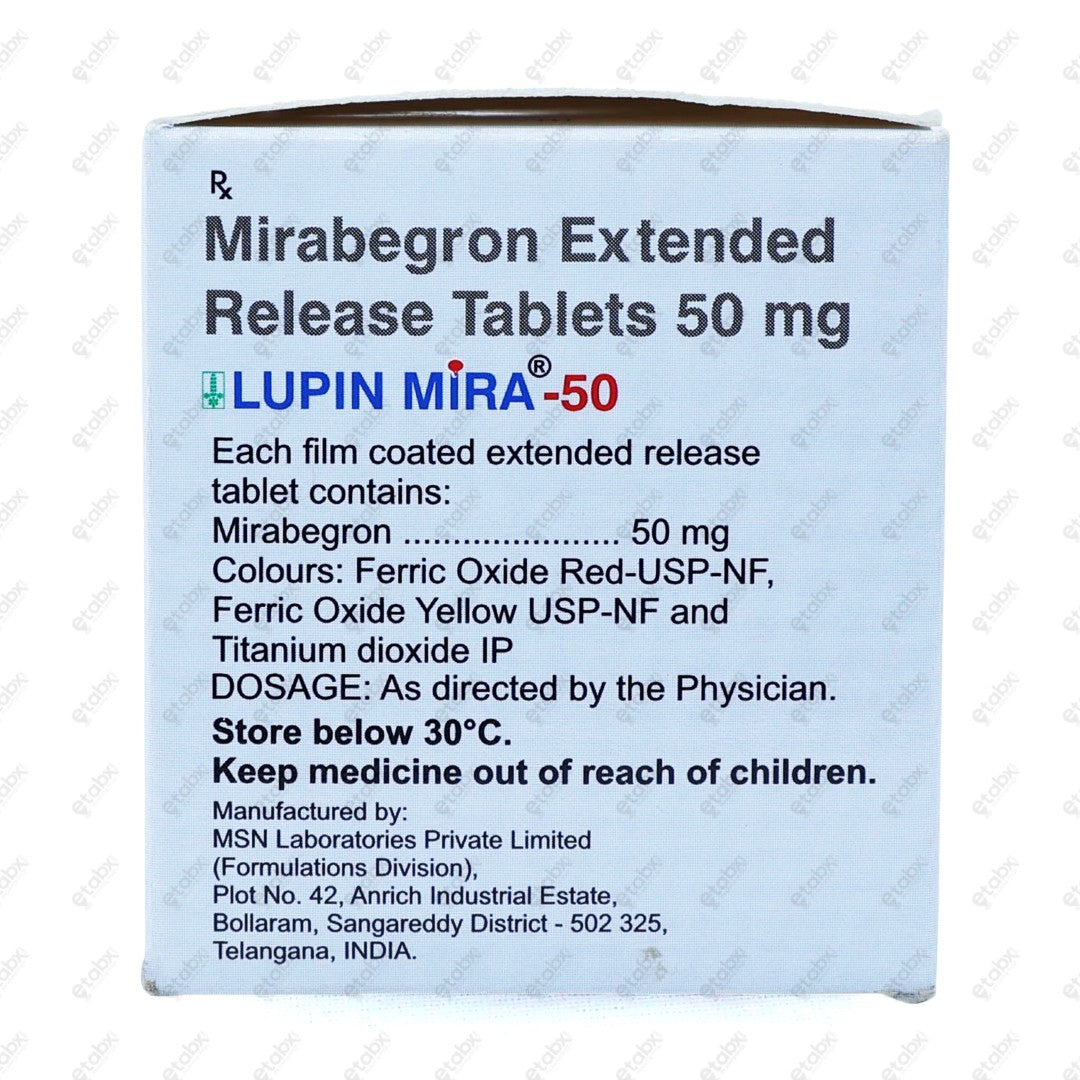 LUPIN'S MIRA 50mg Tablets (10's)