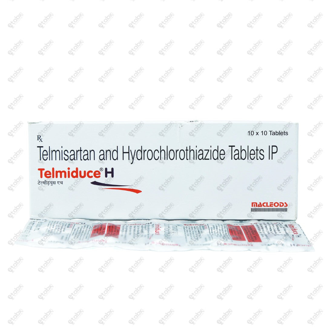 Telmiduce H Tablets 10's