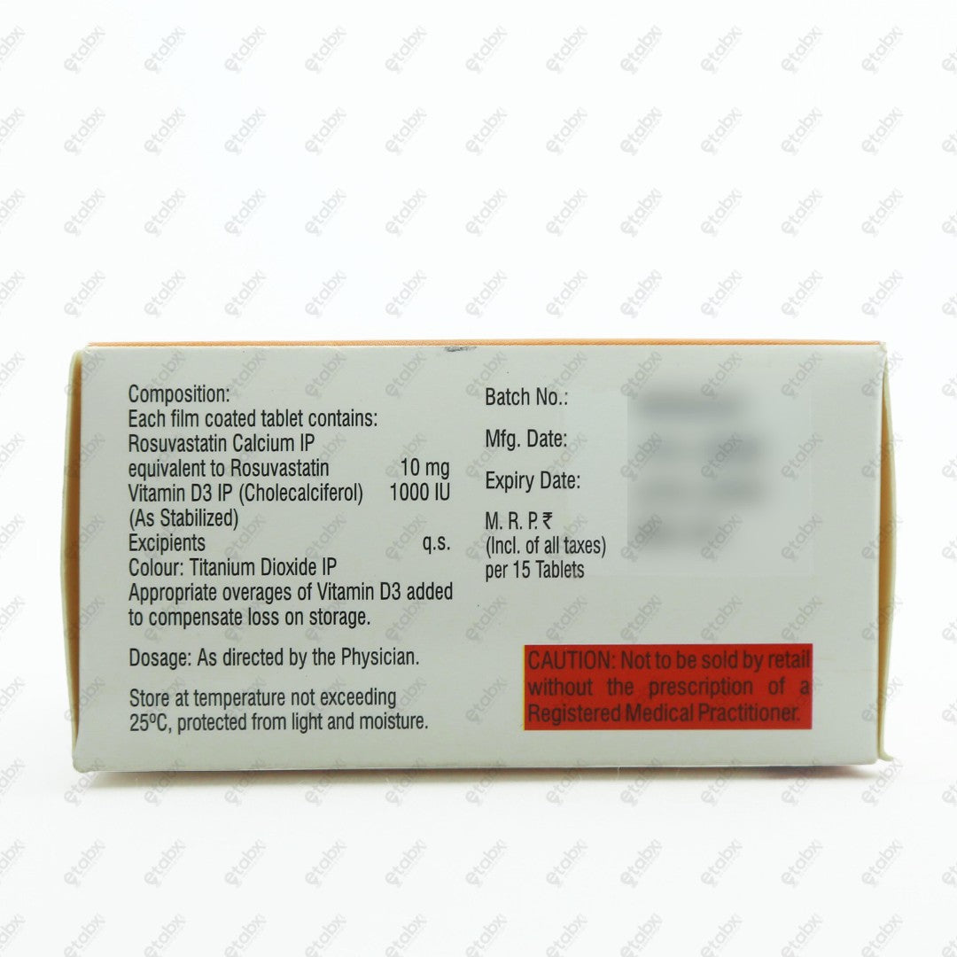 Rosuvas D 10mg Tablet 15's