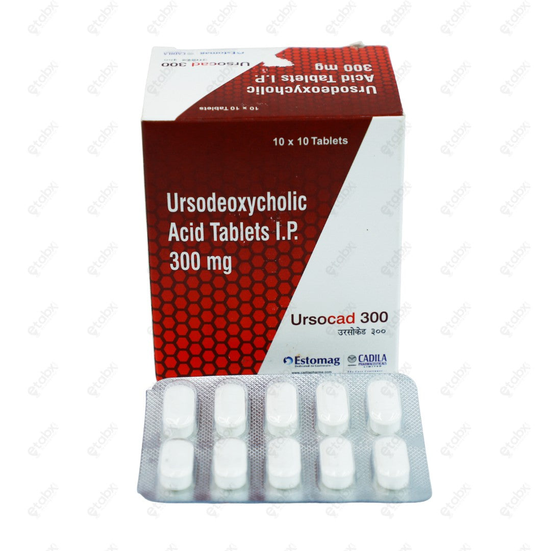 Ursocad 300mg Tablets 10's
