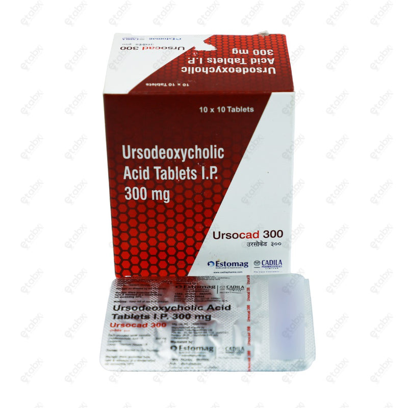 Ursocad 300mg Tablets 10's