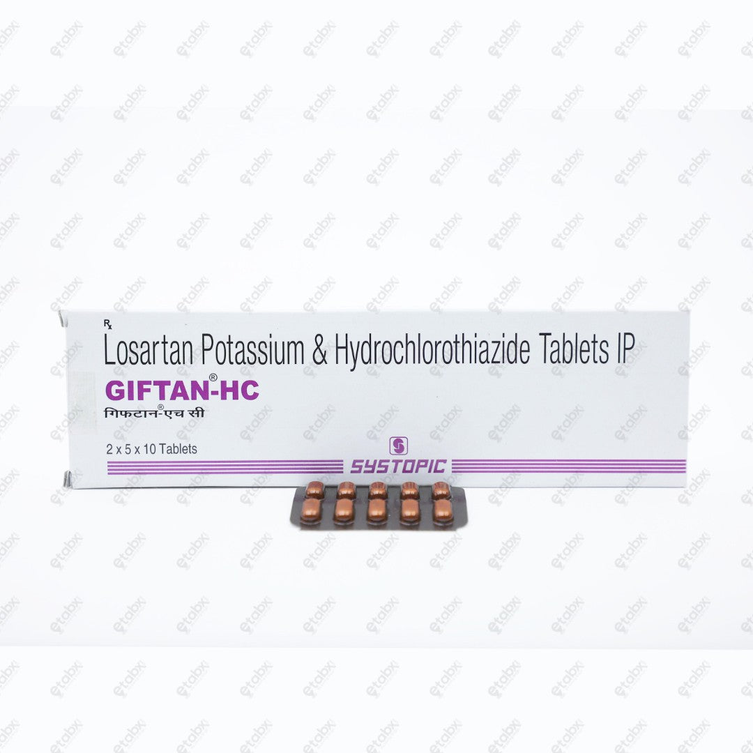 Giftan HC Tablets 10's