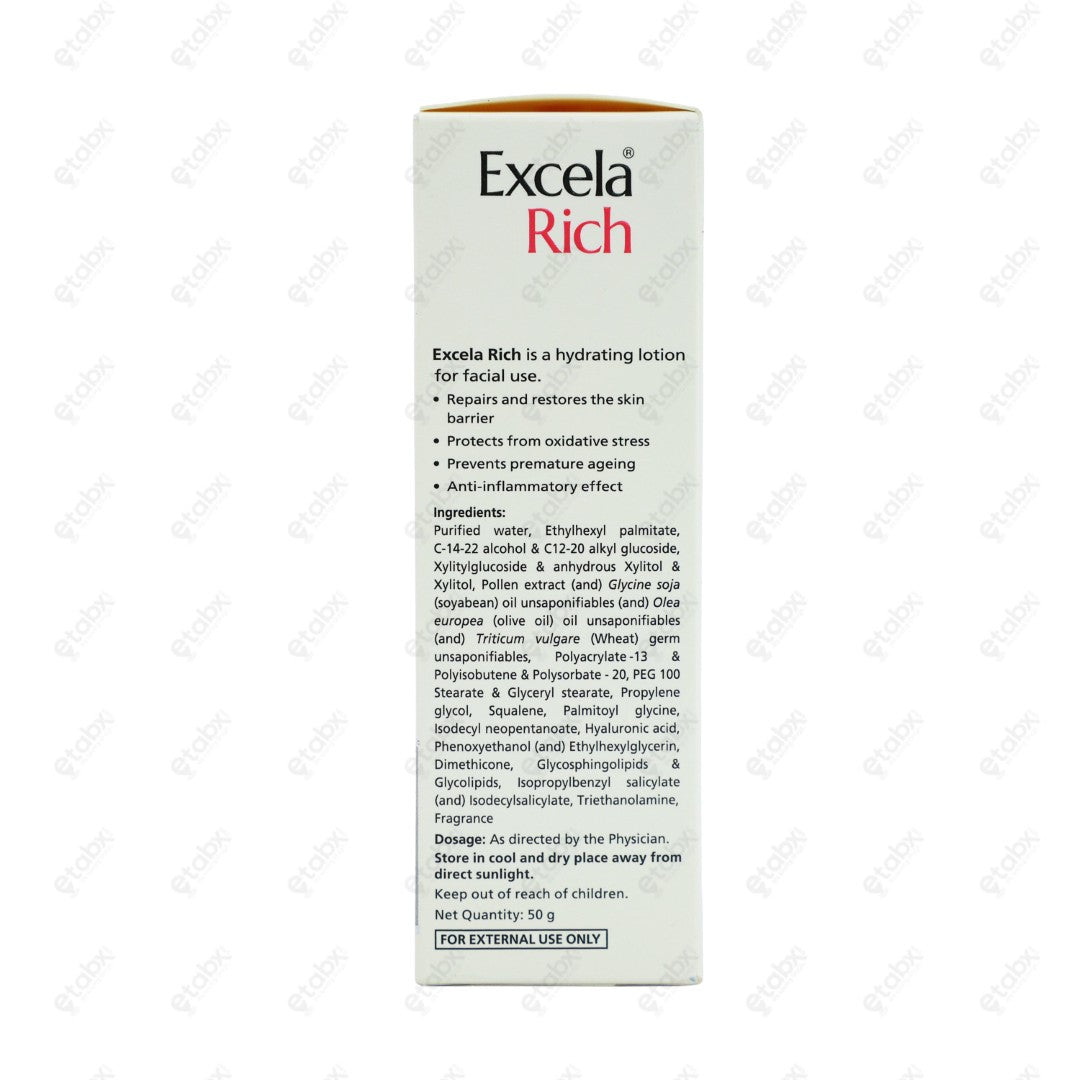 Excela Rich Facial Hydrating Lotion 50GM
