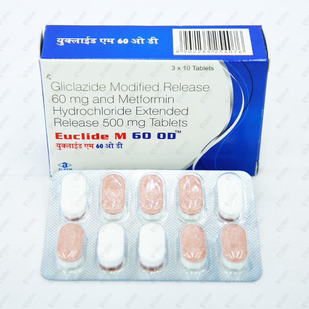 EUCLIDE M 60 OD Tablets (10's)