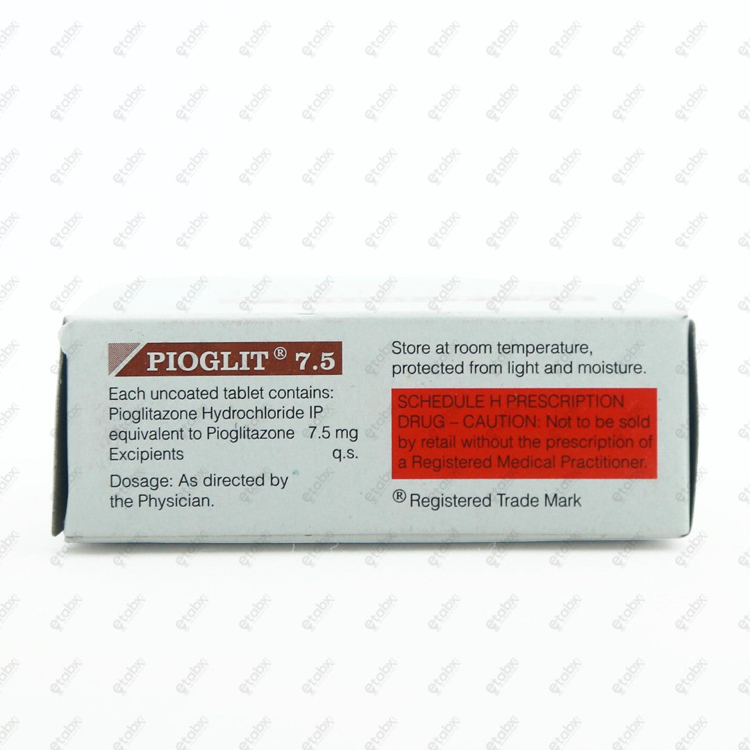 PIOGLIT 7.5mg Tablet 10's