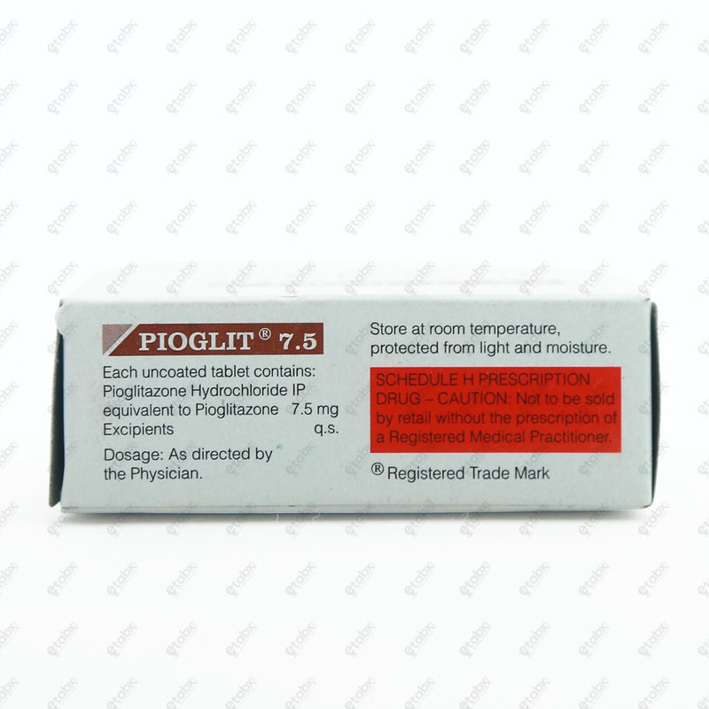 PIOGLIT 7.5mg Tablet 10's