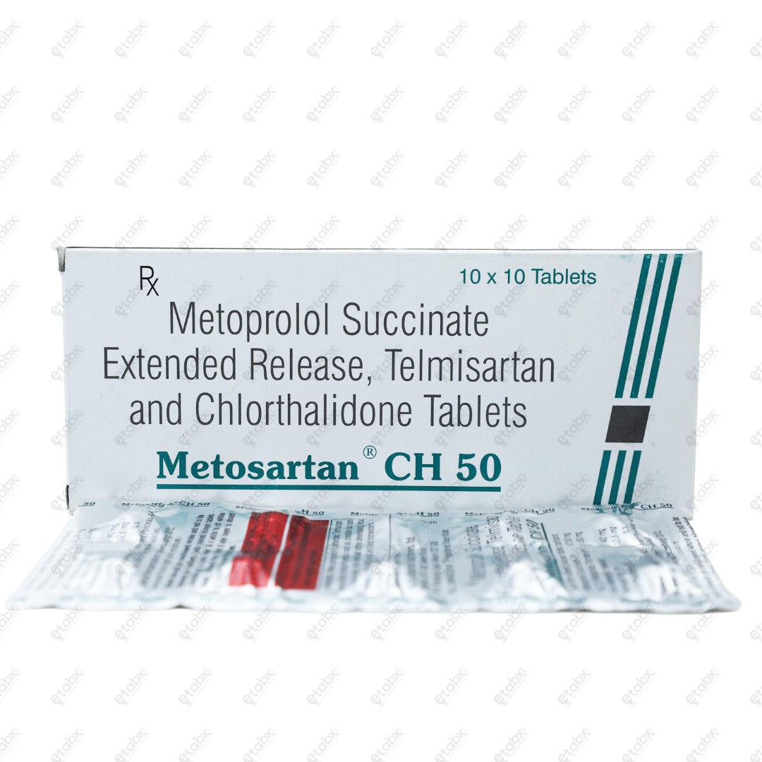 METOSARTAN CH 50 Tablet 10's