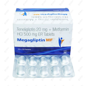 Megagliptin MF Tablet 10's