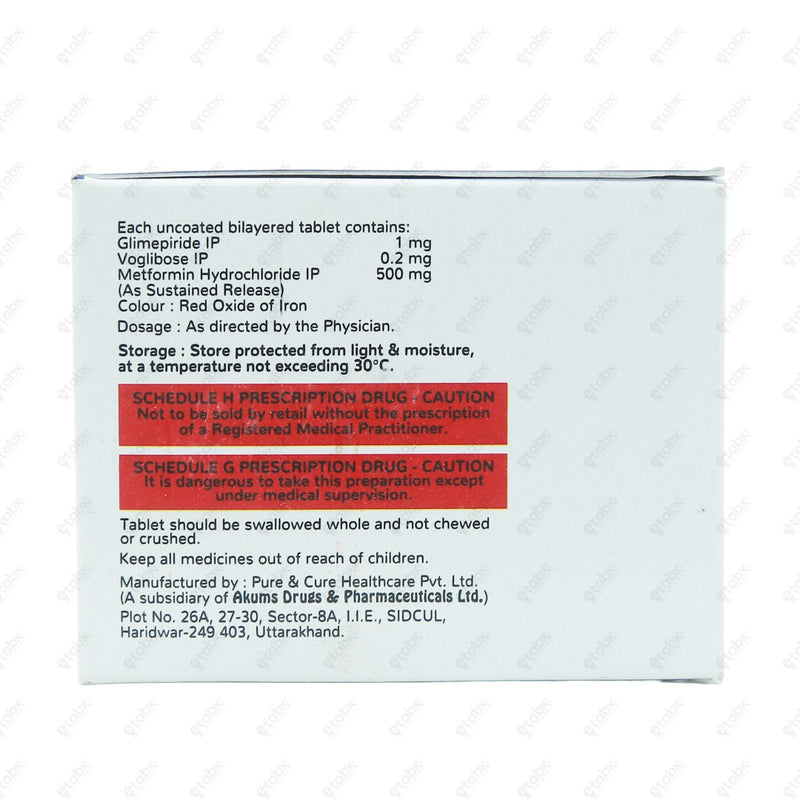 AZMET VG 1 Tablets 15's