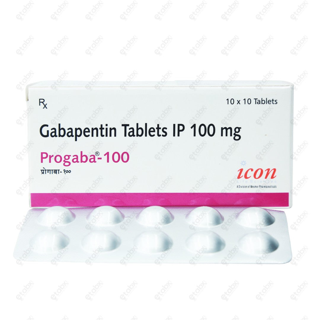 Progaba 100mg Tablet 10's