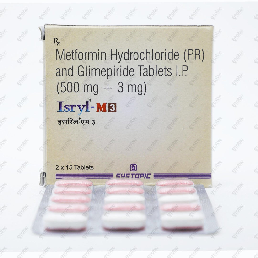 Isryl M3 Tablets 15's