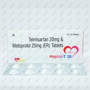 Meplol T 20/25 Tablet 10s