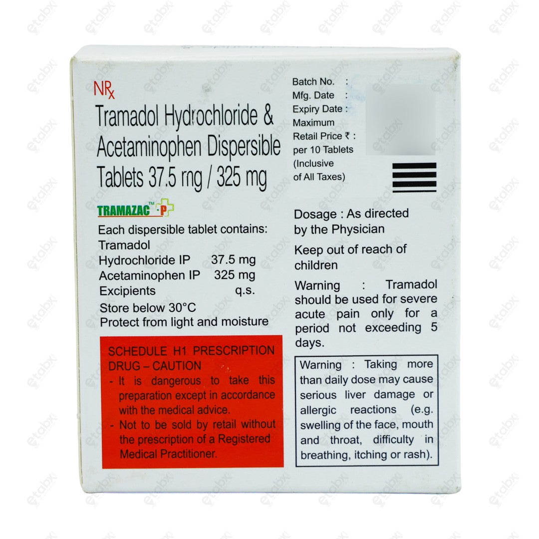 Tramazac P Tablets 10's