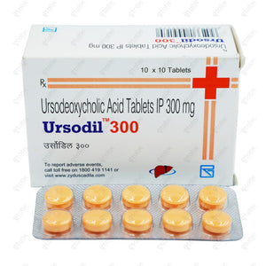 Ursodil 300mg Tablet 10's