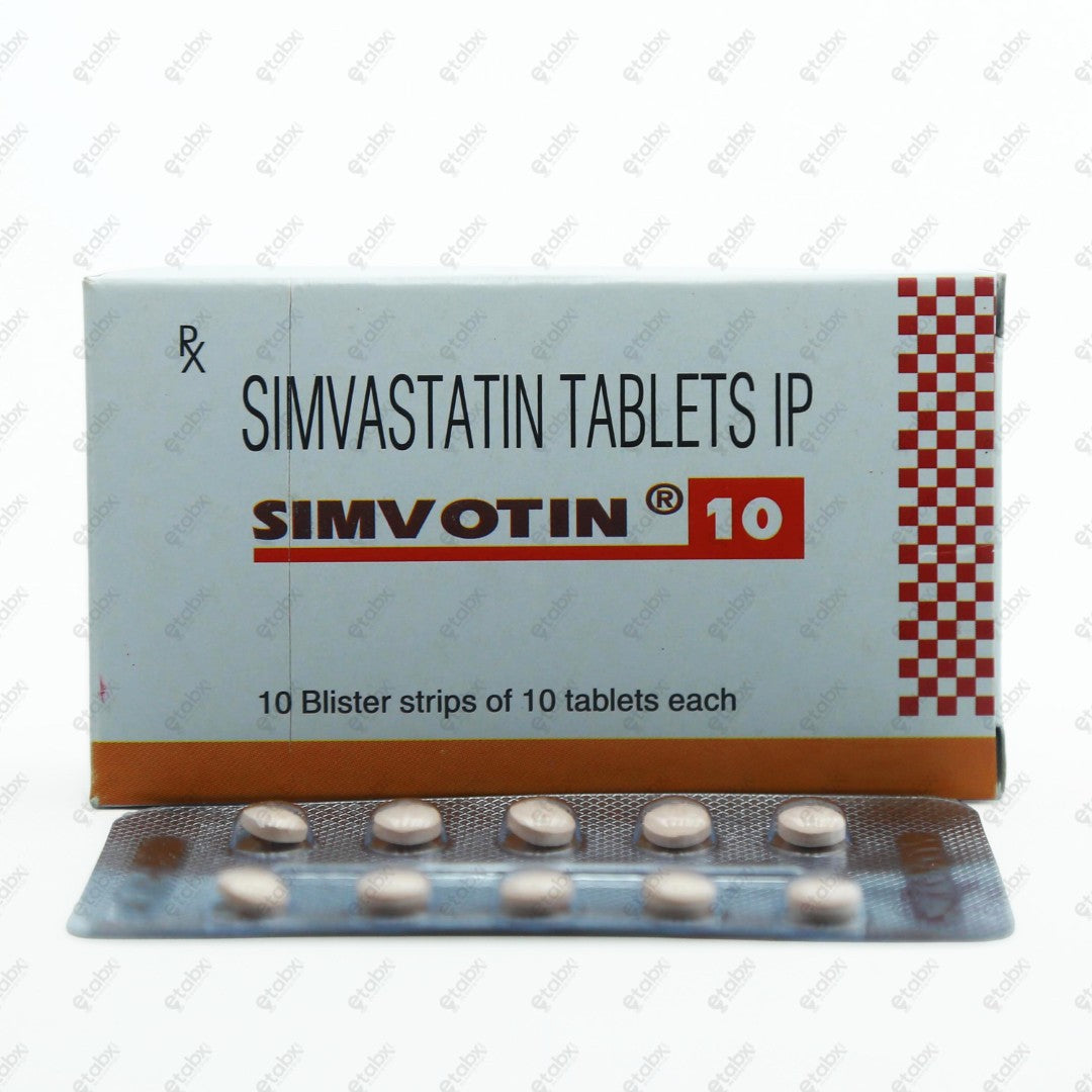 Simvotin 10mg Tablet 10's