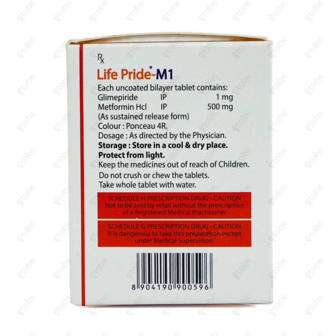 Lifepride M1 Tablets 10's