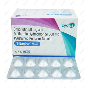 Sitaglyn M 50/500mg Tablet 10's