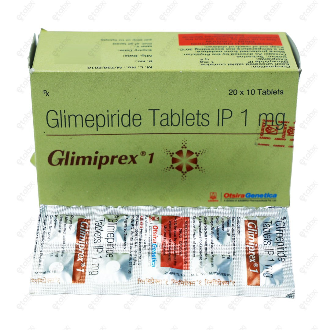 Glimiprex 1mg Tablet 10's