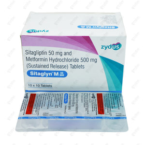 Sitaglyn M 50/500mg Tablet 10's