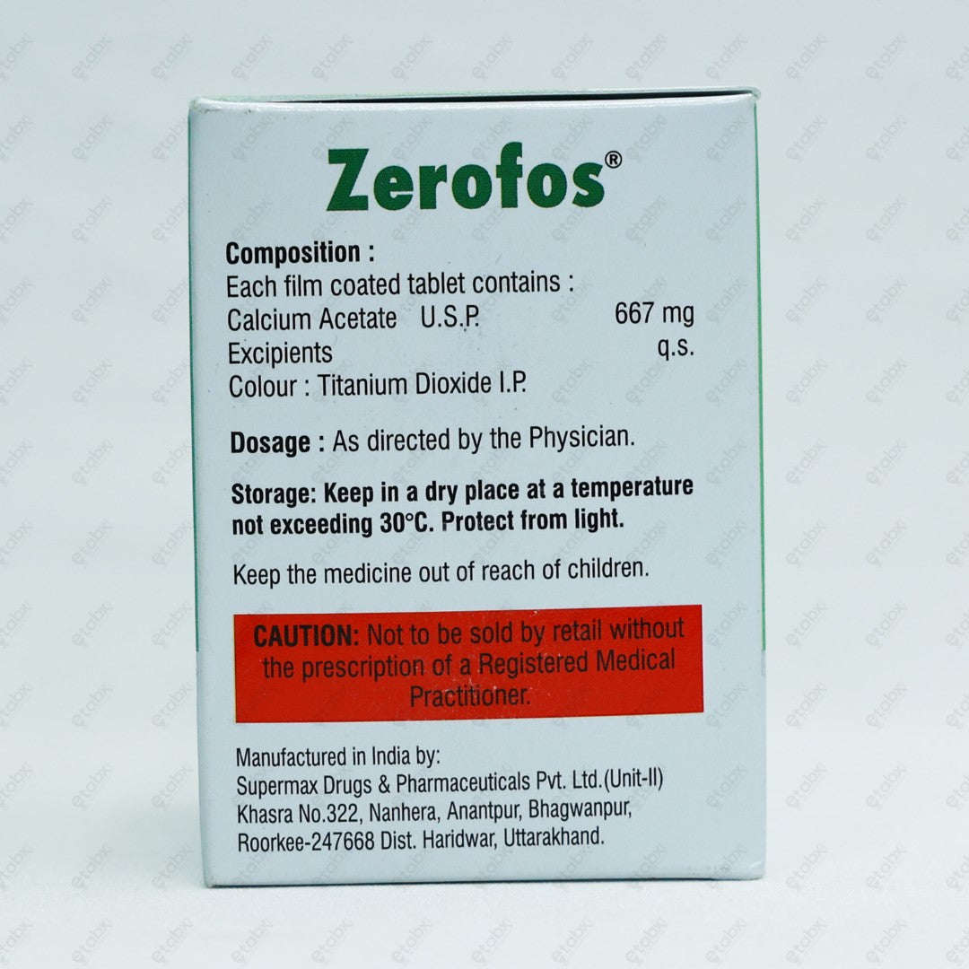 Zerofos Tablet 10's