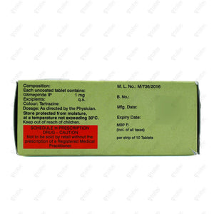 Glimiprex 1mg Tablet 10's