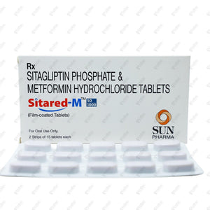 SITARED M 50/1000 Tablet 15's