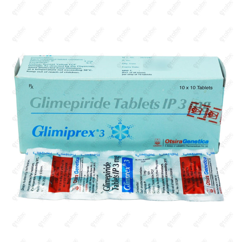 Glimiprex 3mg Tablet 10's