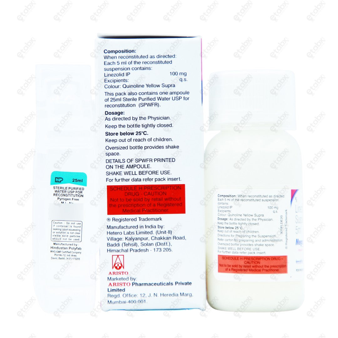 Megazolid 100mg Oral Suspension 30ml