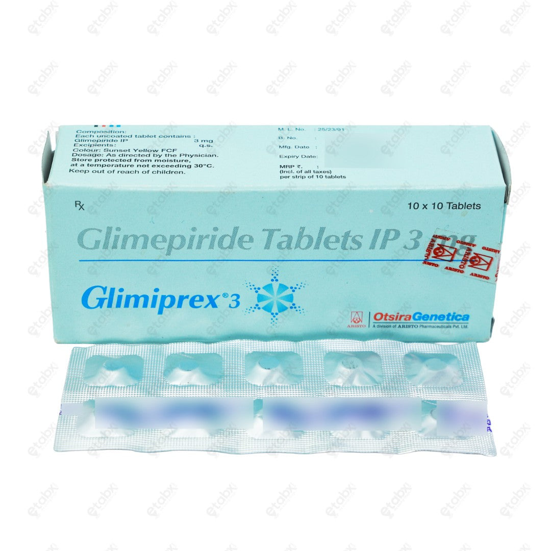 Glimiprex 3mg Tablet 10's