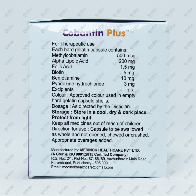 Cobantin Plus Capsule 10s