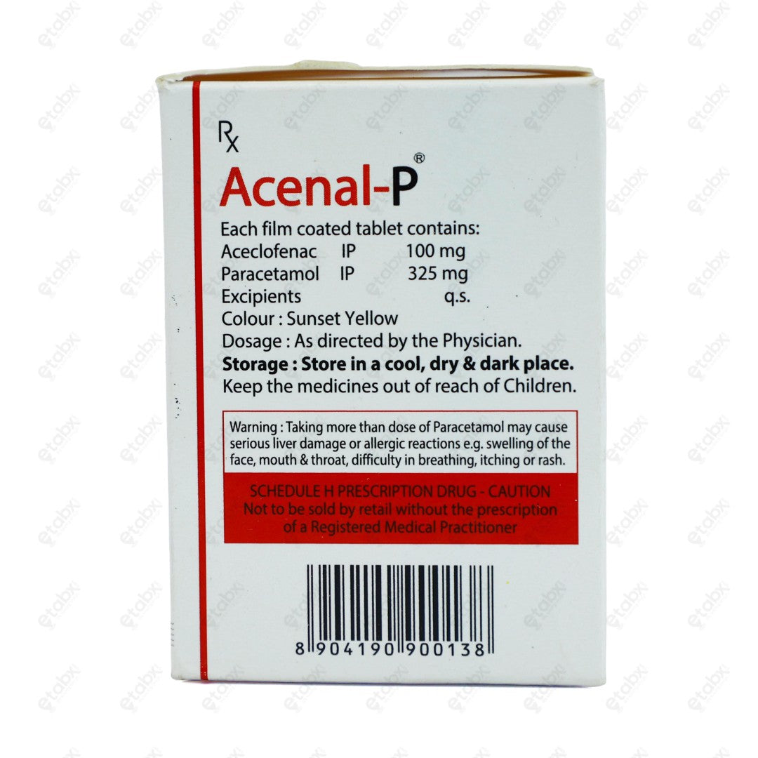 Acenal P Tablet 10's