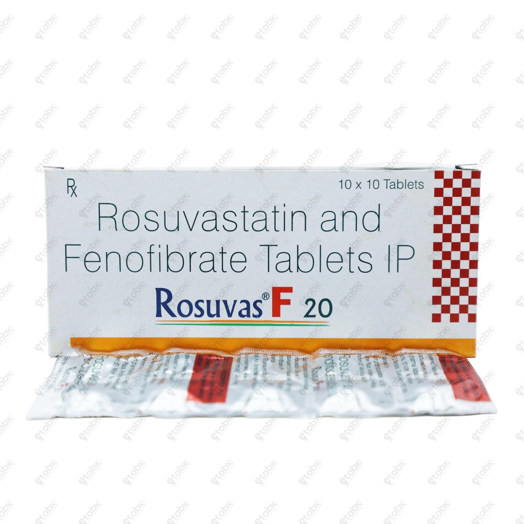 Rosuvas F 20 Tablet 10's