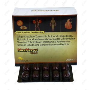 Maxnerve Gold Softgel 10's