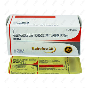Rabeloc 20mg Tablet 10's