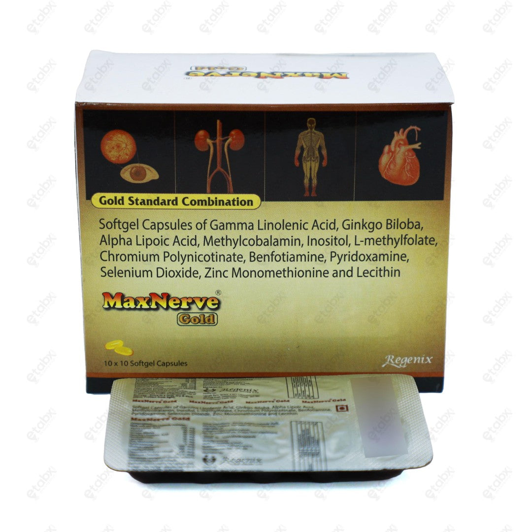 Maxnerve Gold Softgel 10's