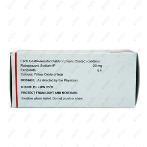 Rabeloc 20mg Tablet 10's