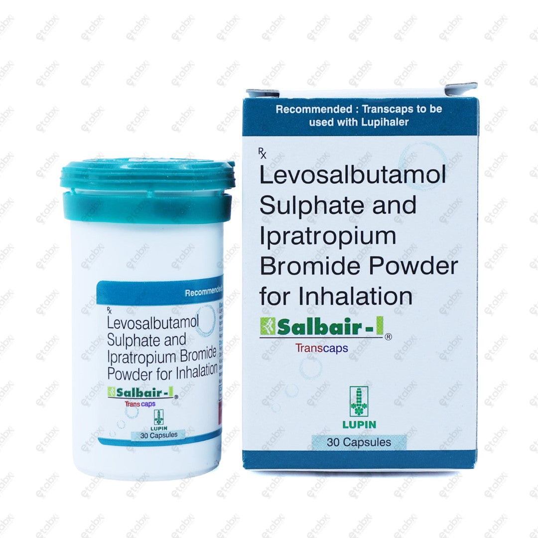 Salbair I Transcap Capsules 30's